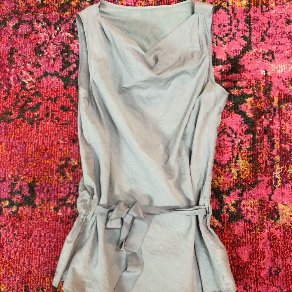 Gap cotton tie front tank